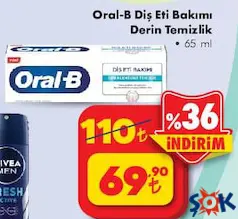 ORAL-B DİŞ ETİ BAKIMI DERİN TEMİZLİK DİŞ MACUNU 65 ML fiyat ve kampanya bilgisi